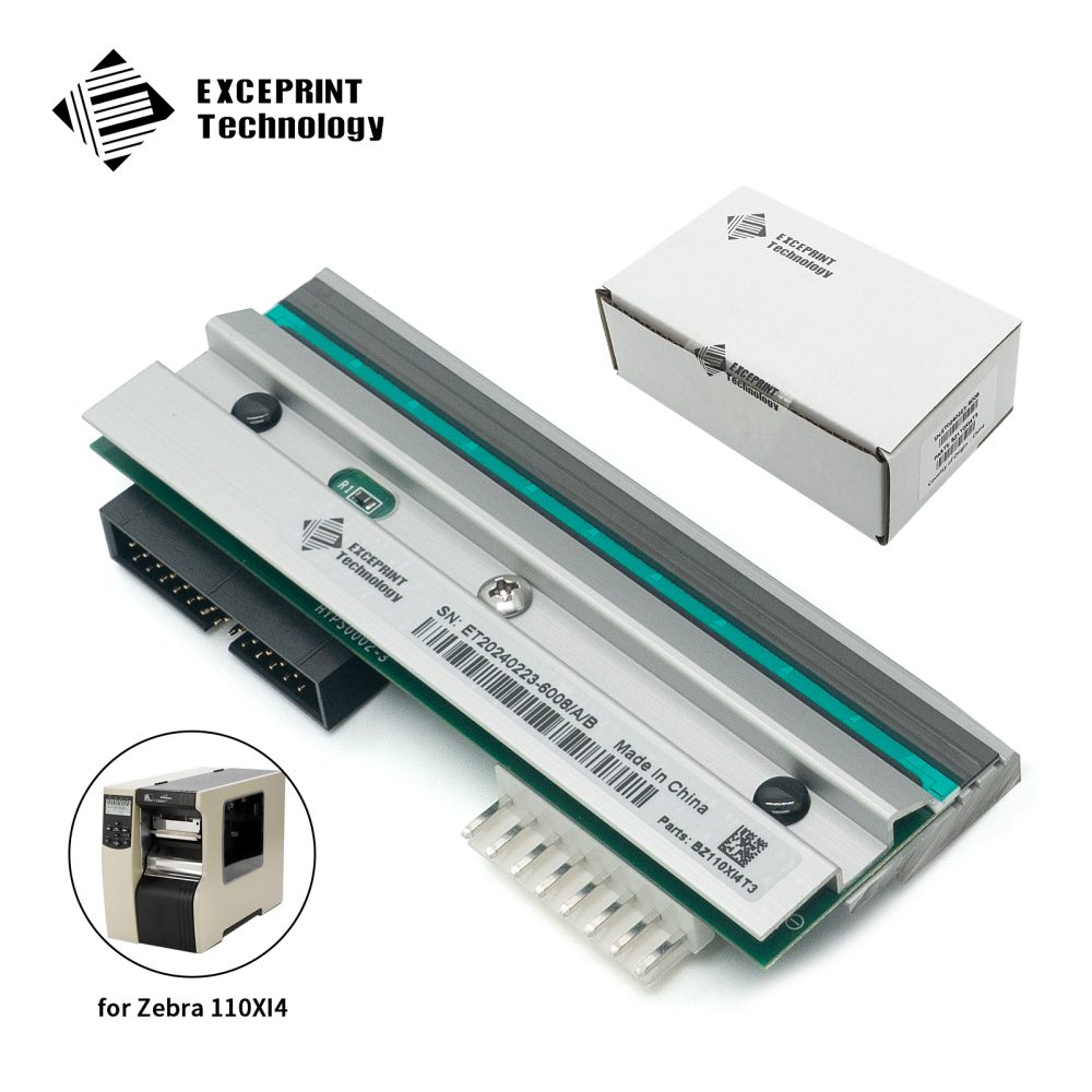 Exceprint Printhead Compatible with Zebra 110Xi4 Printhead 300dpi Thermal Label Printer (PN:P1004232)