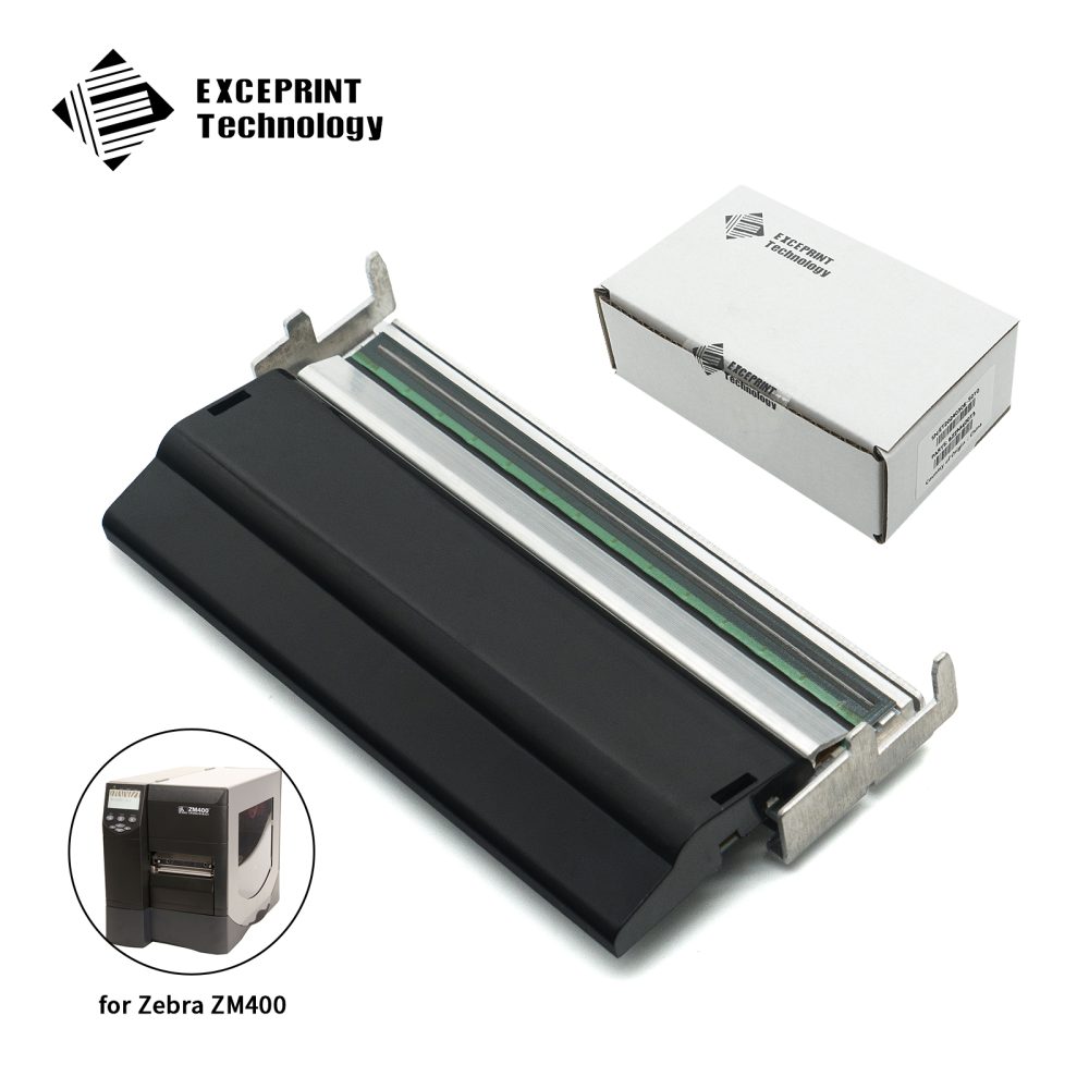 Exceprint Printhead Compatible with Zebra ZM400 RZ400 Printhead 300dpi Thermal Label Printer (PN:79801M)