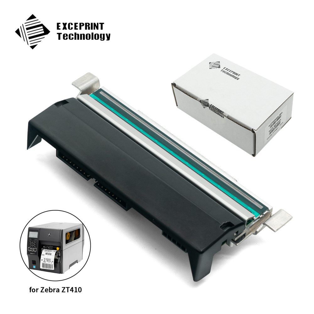 Exceprint Printhead Compatible with Zebra ZT410 ZT411 Printhead 300dpi Thermal Label Printer (PN:P1058930-010)