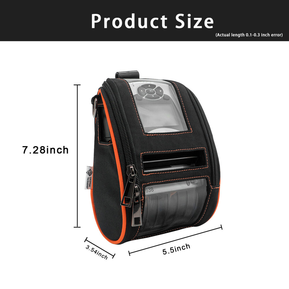 Shoulder Bag for Zebra QLN320 ZQ620 ZR638 Mobile Printer - Image 3