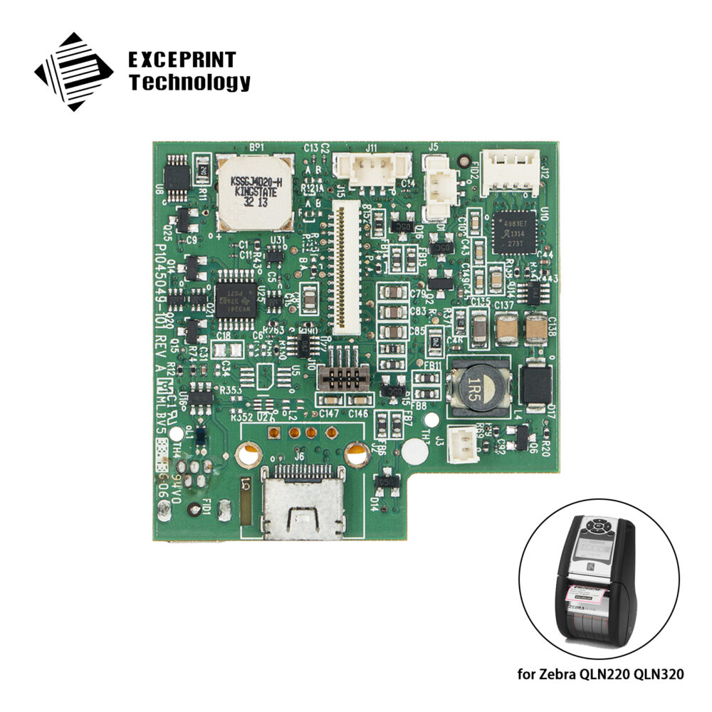 USB Charging PCB Replacement for Zebra QLN220 QLN320 QLN420 Mobile Printer (P1020350-01)