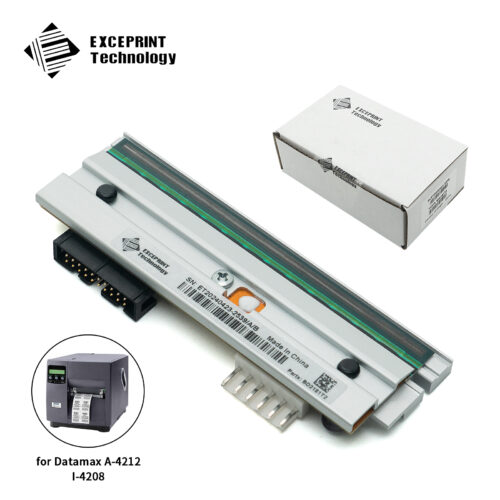 Exceprint Printhead Compatible with Datamax I-4206 I-4208 I-4210 I-4212 Printhead 203dpi Thermal Label Printer (PN:PHD20-2181-01)
