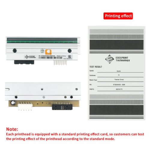 Exceprint Printhead Compatible with Datamax I-4206 I-4208 I-4210 I-4212 Printhead 203dpi Thermal Label Printer (PN:PHD20-2181-01)
