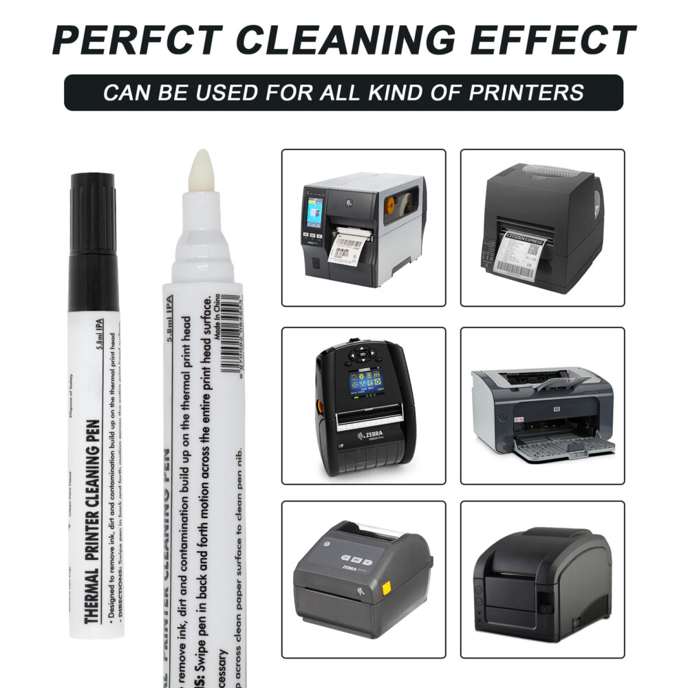 Thermal Printhead Cleaning Pens Alcohol Pen for Zebra Thermal Printer - Image 2