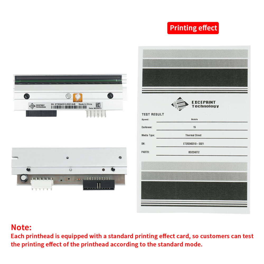 Exceprint Printhead Compatible with Datamax A-4310 Mark II H-4310 Printhead 300dpi Thermal Label Printer (PN:PHD20-2241-01) - Image 2