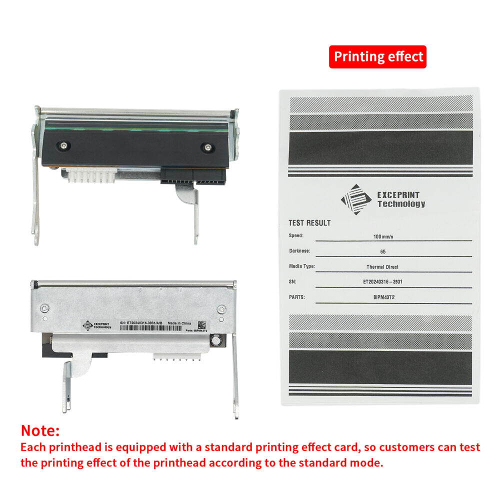 Exceprint Printhead Compatible with Intermec PM42, PM43 Printhead 203dpi Thermal Label Printer (PN:710-129S-001) - Image 2
