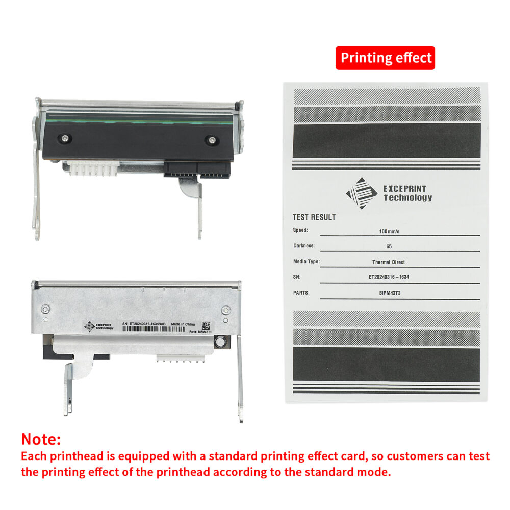 Exceprint Printhead Compatible with Intermec PM42, PM43 Printhead 300dpi Thermal Label Printer (PN:710-179S-001) - Image 2
