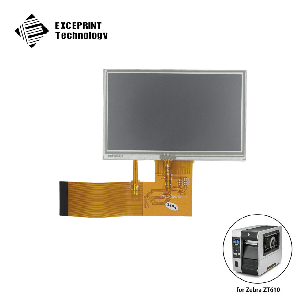 LCD with Touch Screen For Zebra ZT610 ZT620