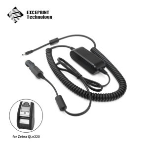 Car Charger for Zebra QLN220 QLN320 QLN420