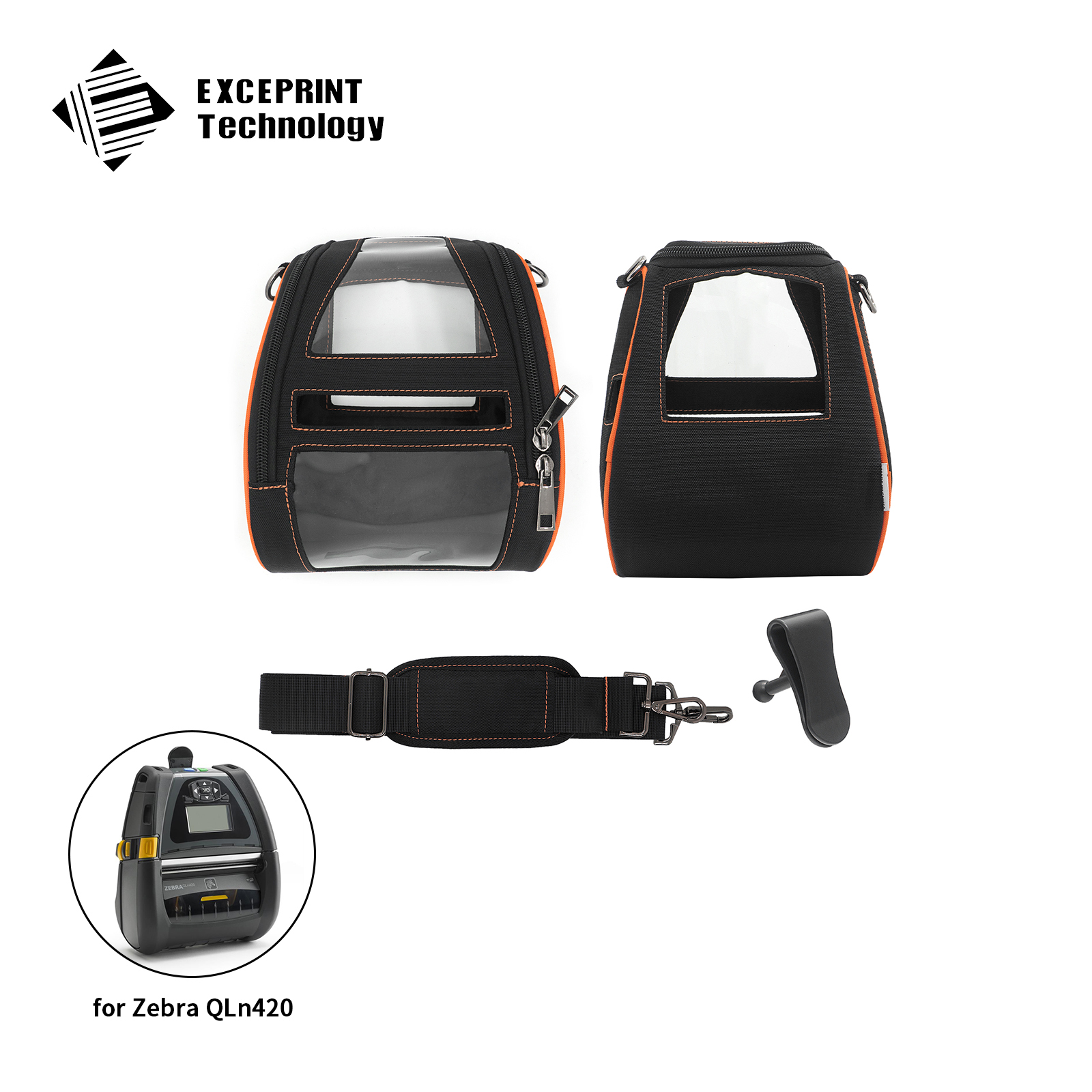 Printer bag for QLN420 Printer, Shoulder Belt Holster for ZQ630 QLN420 Label Printer