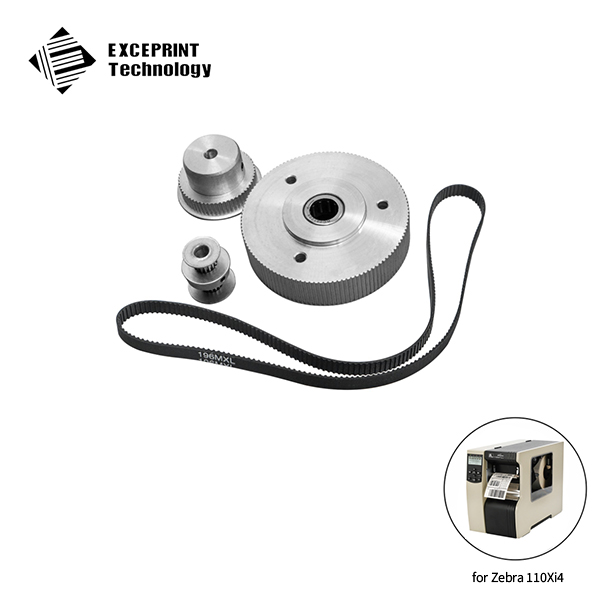 Platten Roller Gear and Drive Gears + Belt 600dpi for ZEBRA 110Xi4