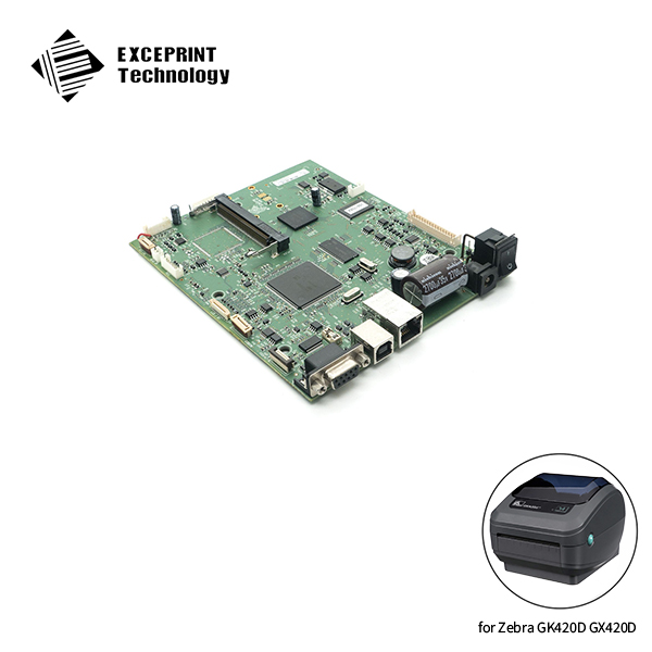GK Main Logic Board, USB/Ethernet, ZBI for Zebra GK420d, GX420d, ZP450, ZP455, ZP500, ZP505 (P1027135-016)