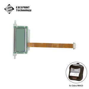 LCD Module with Flex Cable Replacement for Zebra RW220 RW420