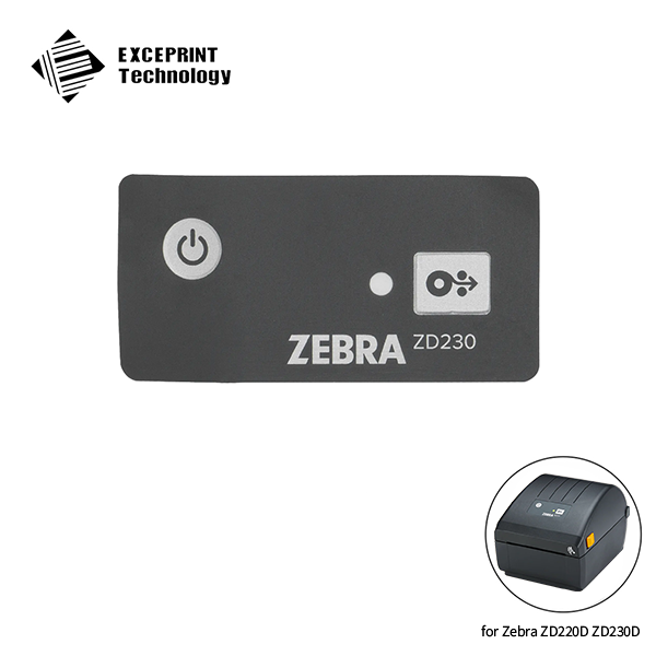 Nameplate for Zebra ZD230D (P1080383-708)