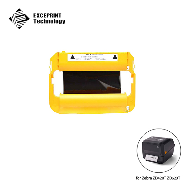 Wax Ribbon Roll ( 02000CT111007 ) Replacement for Zebra ZD420T