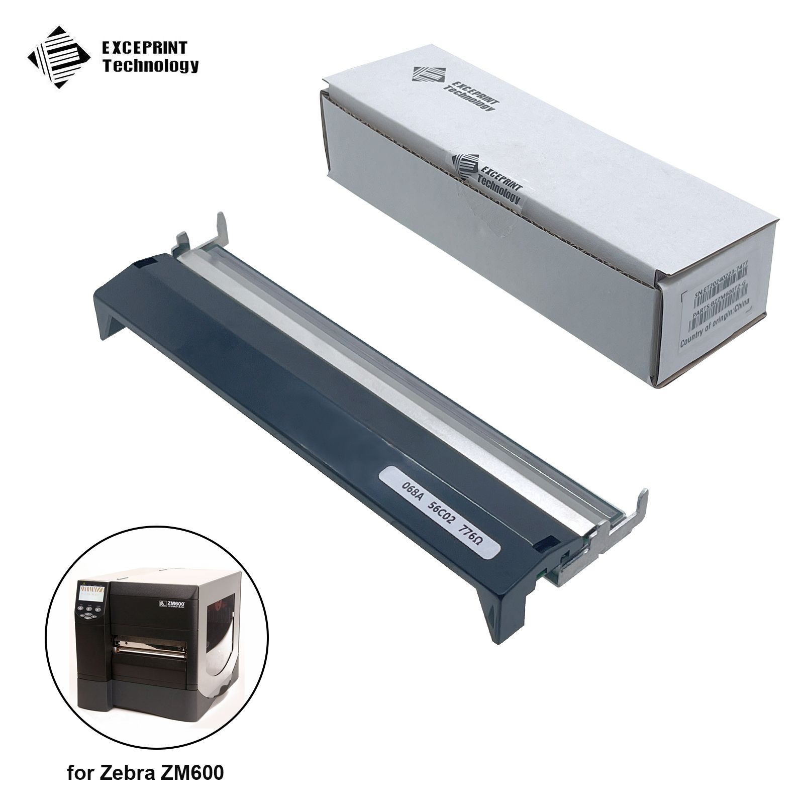 Printhead (300 dpi) for Zebra ZM600 (79804M)